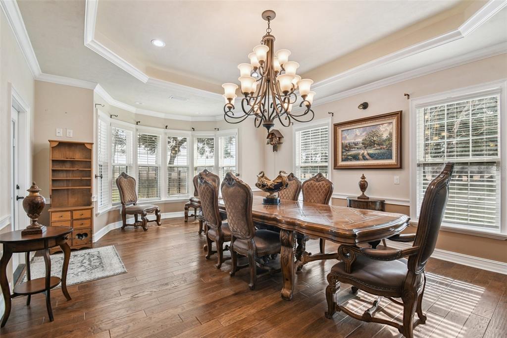 4107 Southwest State Road 45 Newberry, FL 32669 - Photo 94 of 100 a view of a dining room with furniture window and wooden floor