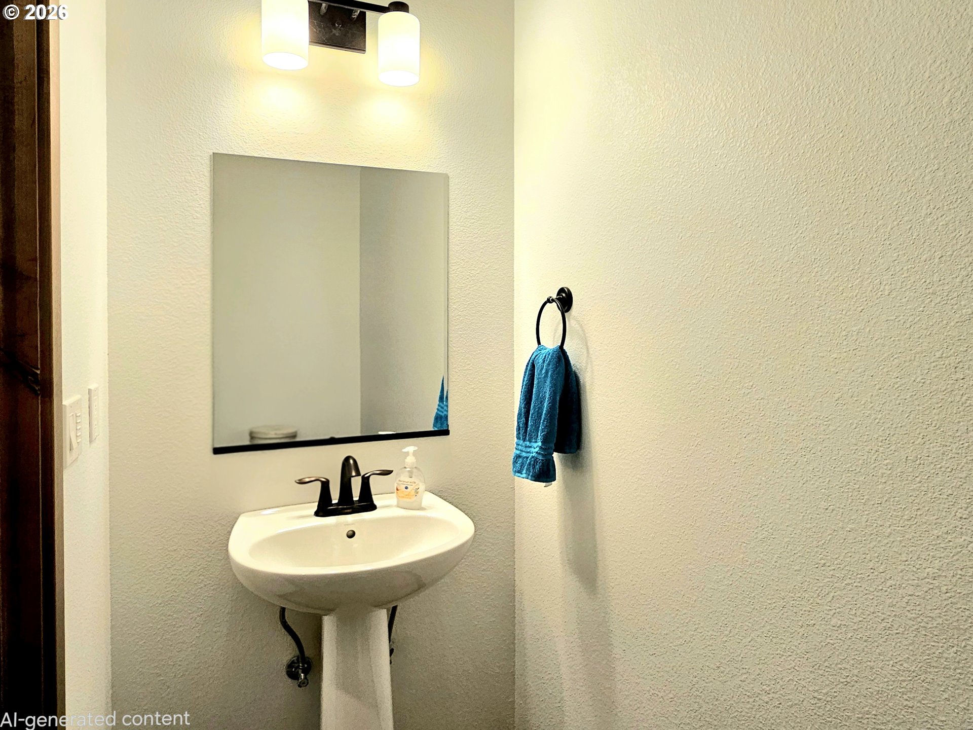 98205 Sunforest Court Brookings, OR 97415 - Photo 31 of 45 a bathroom with a sink and a mirror