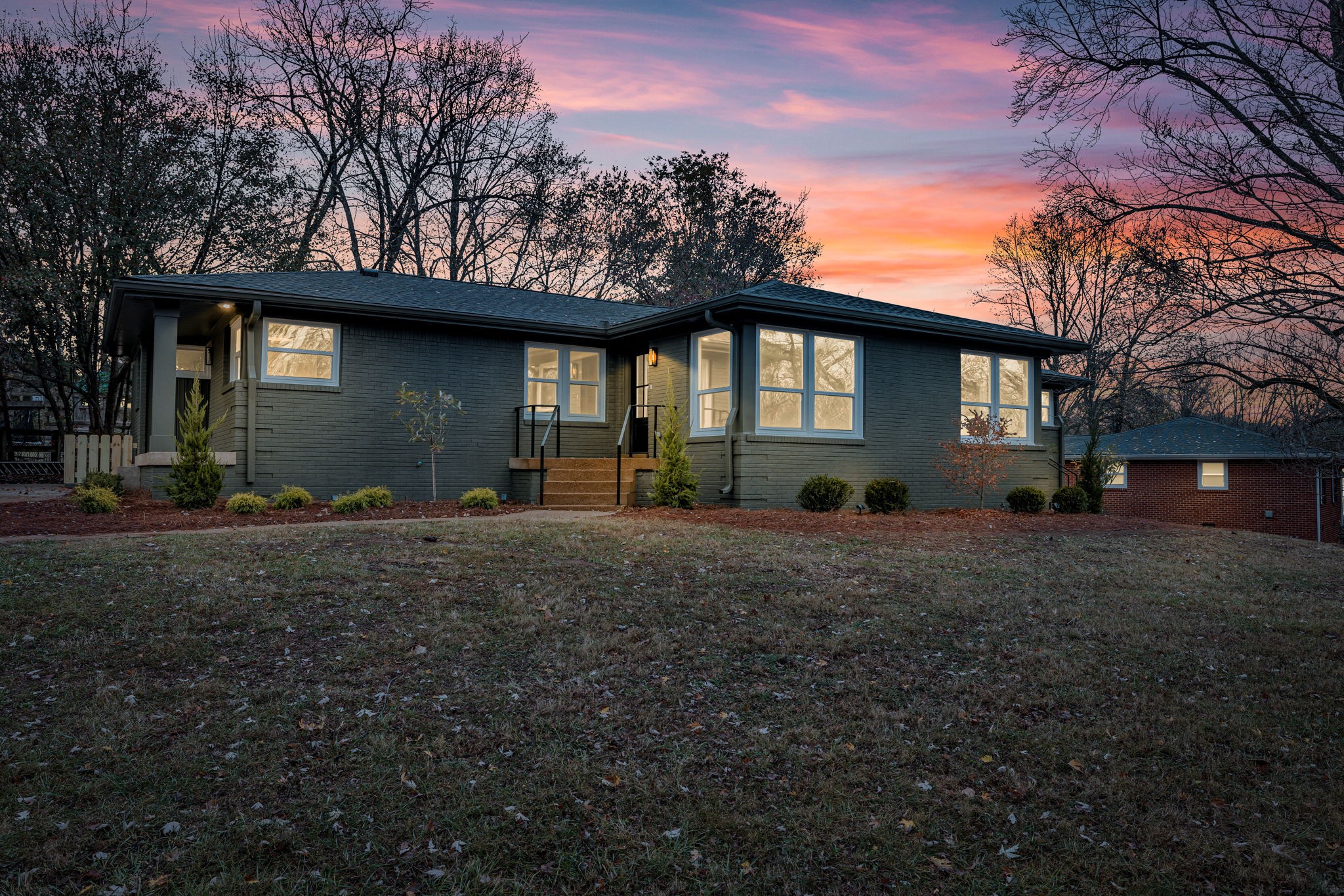 5315 Anchorage Drive Nashville, TN 37220 - Photo 8 of 38 a front view of a house with garden