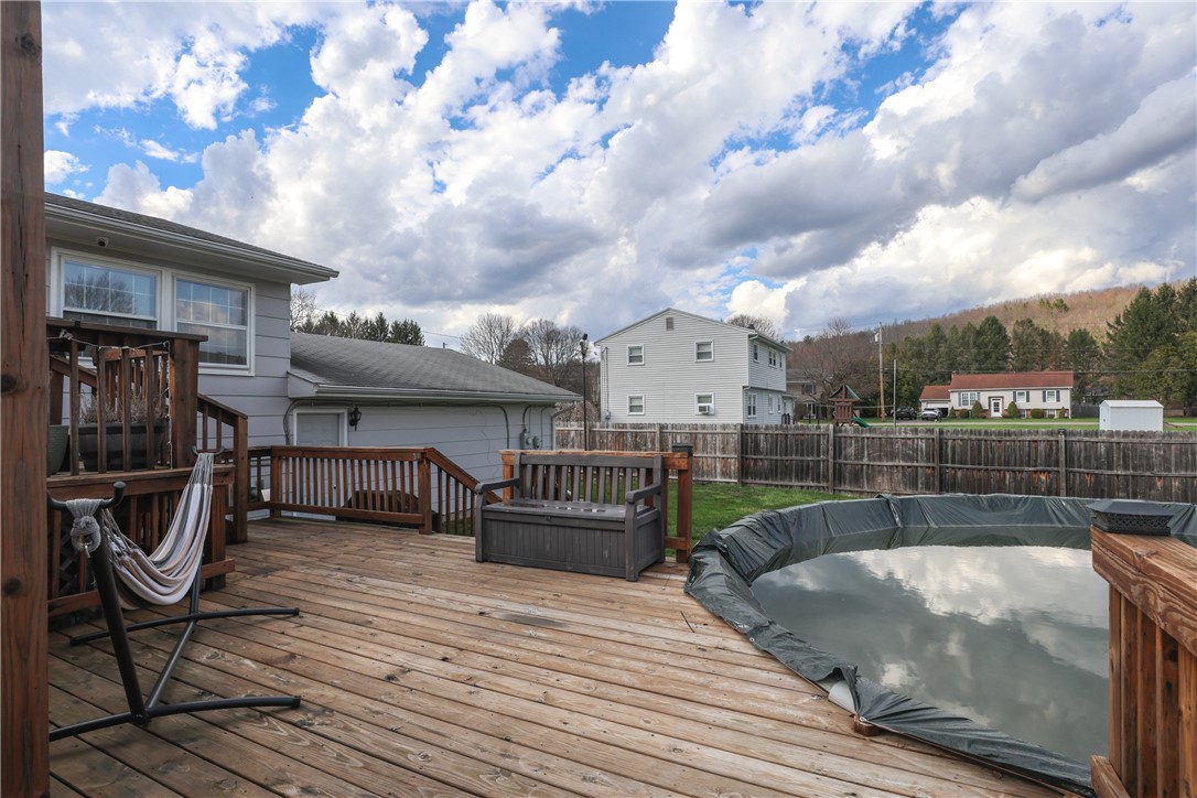 236 Robin Road Horseheads, NY 14845 - Photo 31 of 39 A truly spacious deck leads right into the pool