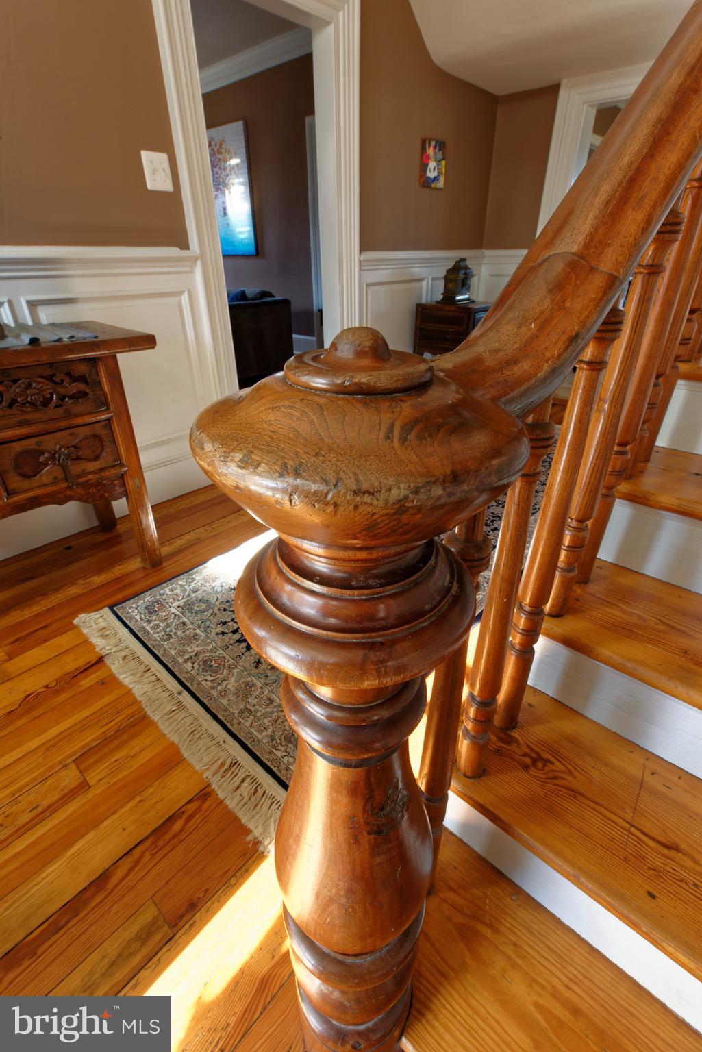 5299 Keyser Road Hume, VA 22639 - Photo 24 of 64 Unique antique newel post on the front staircase