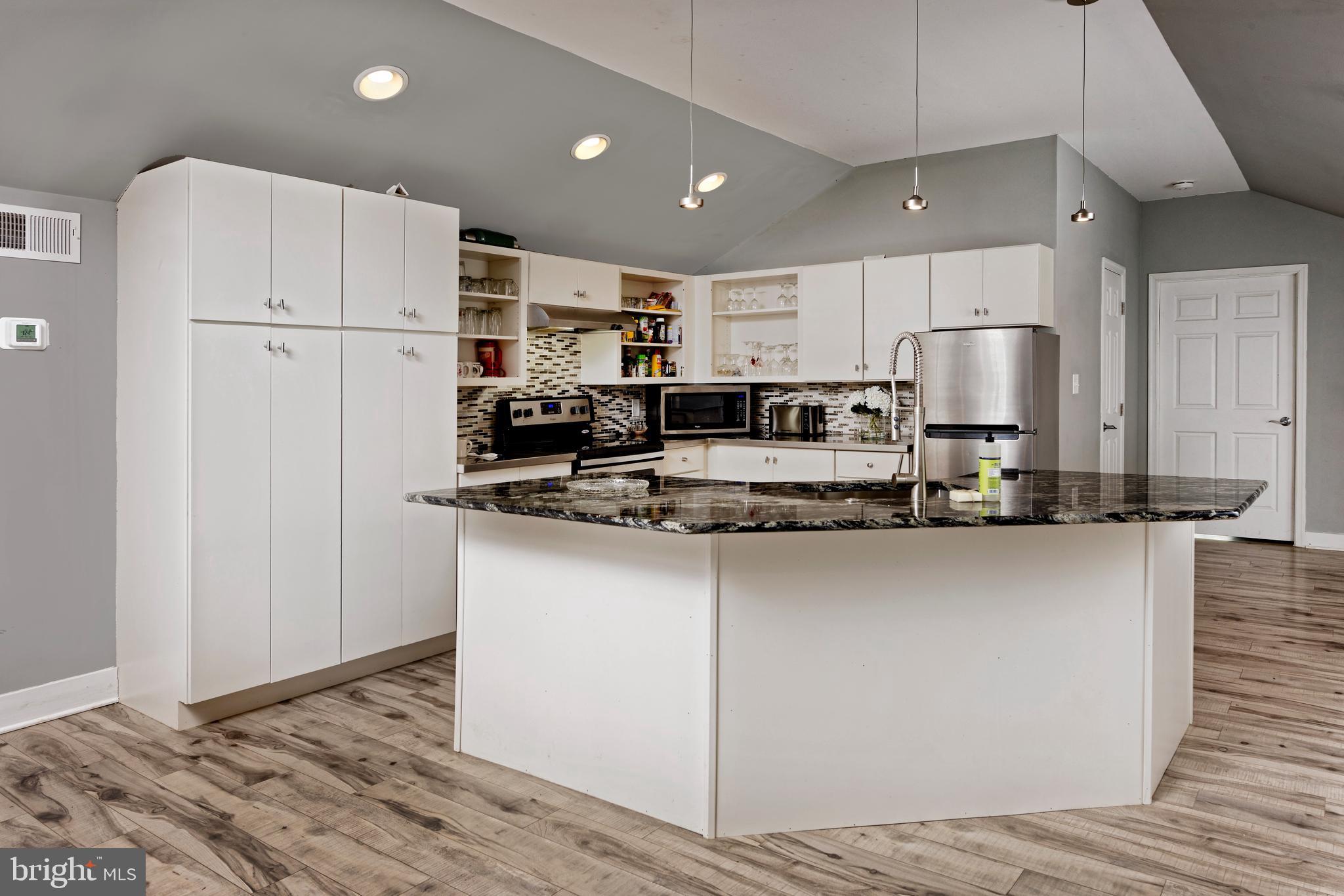 5299 Keyser Road Hume, VA 22639 - Photo 48 of 64 Kitchen island w/stainless steel appliances