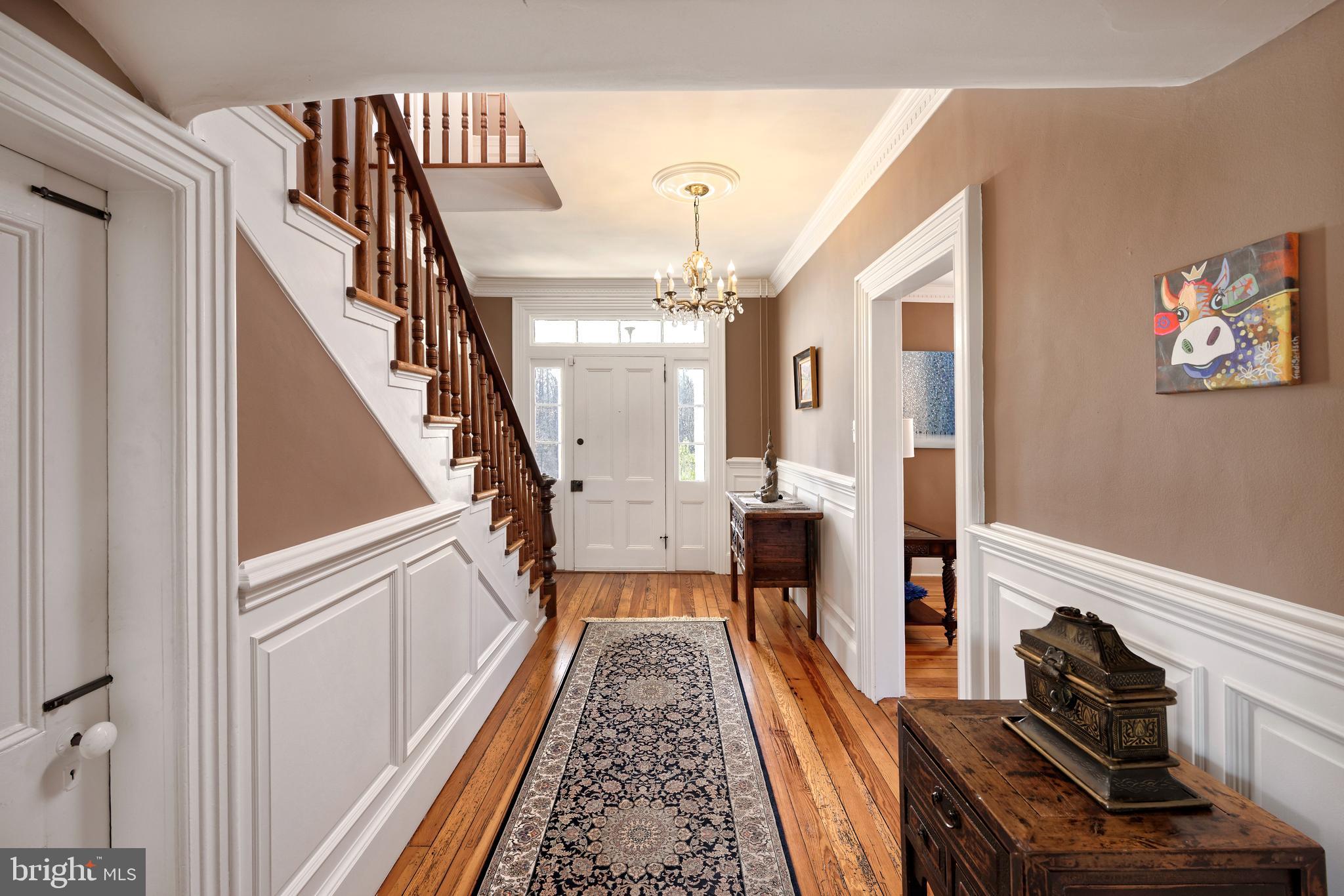 5299 Keyser Road Hume, VA 22639 - Photo 5 of 64 Front hall has gleaming original hardwood floors
