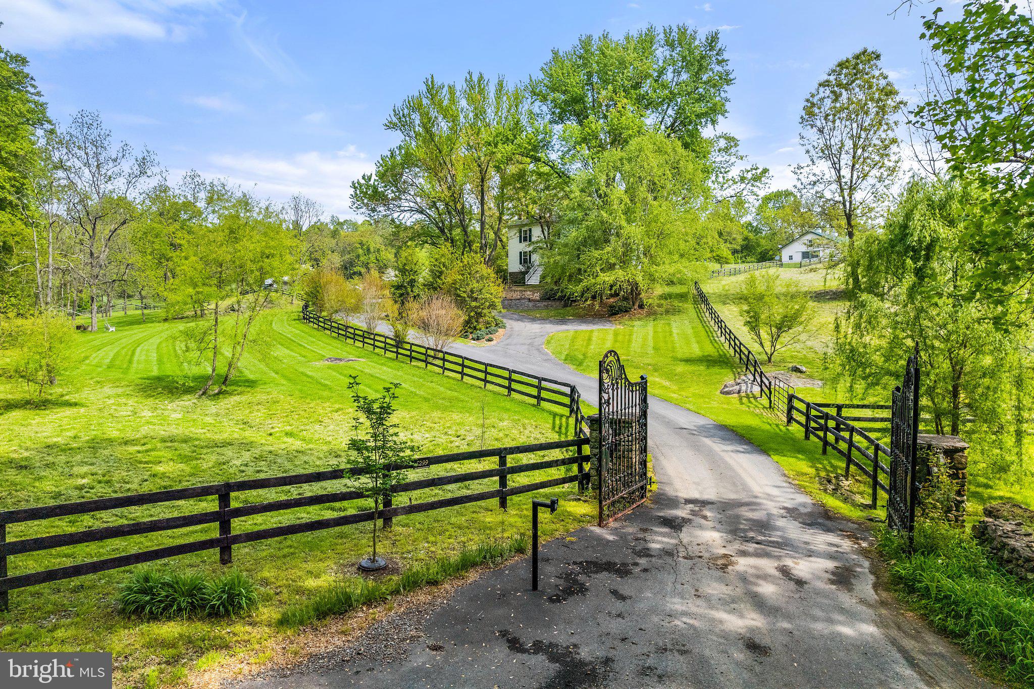5299 Keyser Road Hume, VA 22639 - Photo 60 of 64 Gorgeous wrought iron gates welcomes visitors