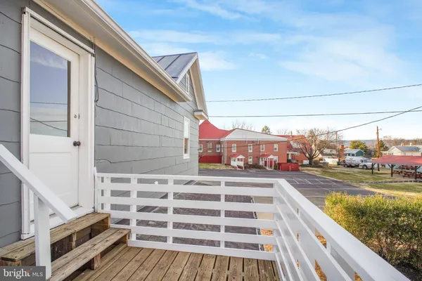 a view of city from balcony