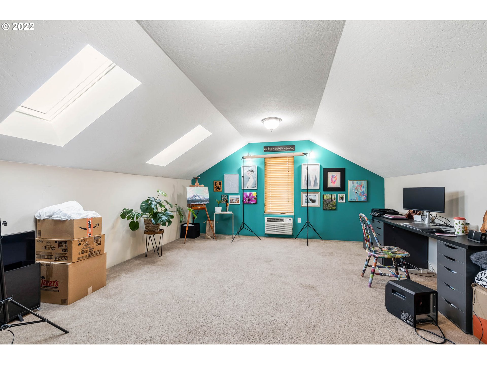 1849 8th Street Springfield, OR 97477 - Photo 21 of 32 a living room with furniture and a flat screen tv