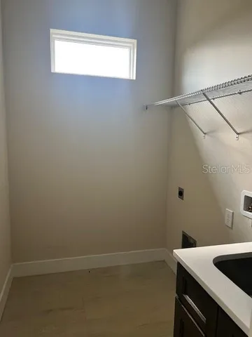 a close view of closet