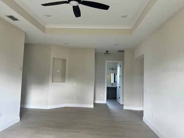 wooden floor in an empty room