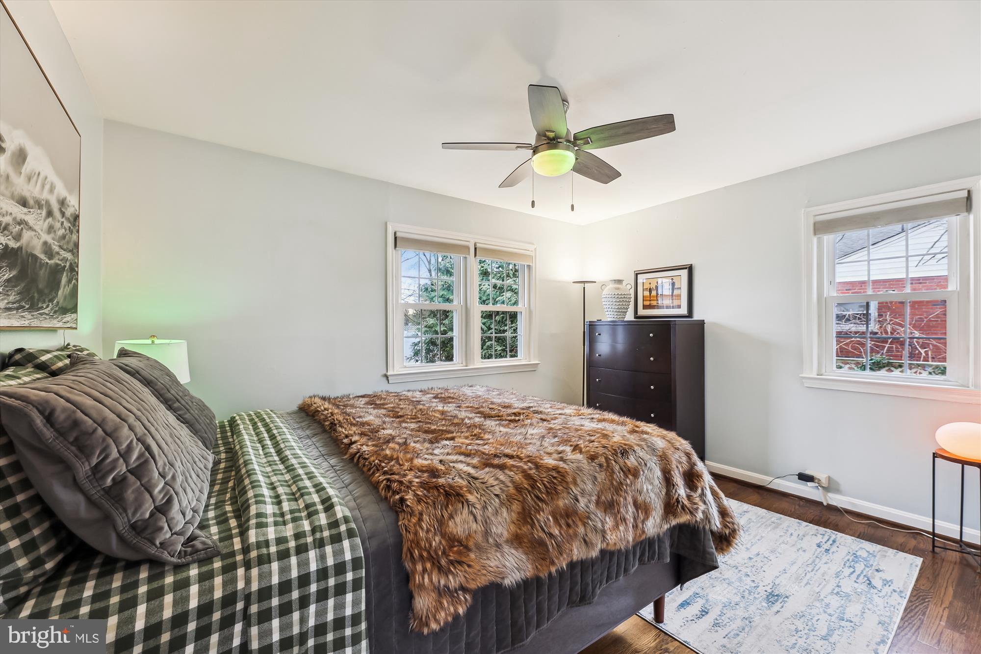 1611 Baltimore Road Alexandria, VA 22308 - Photo 13 of 49 Main Bedroom - Hardwoods, Neutral Paint