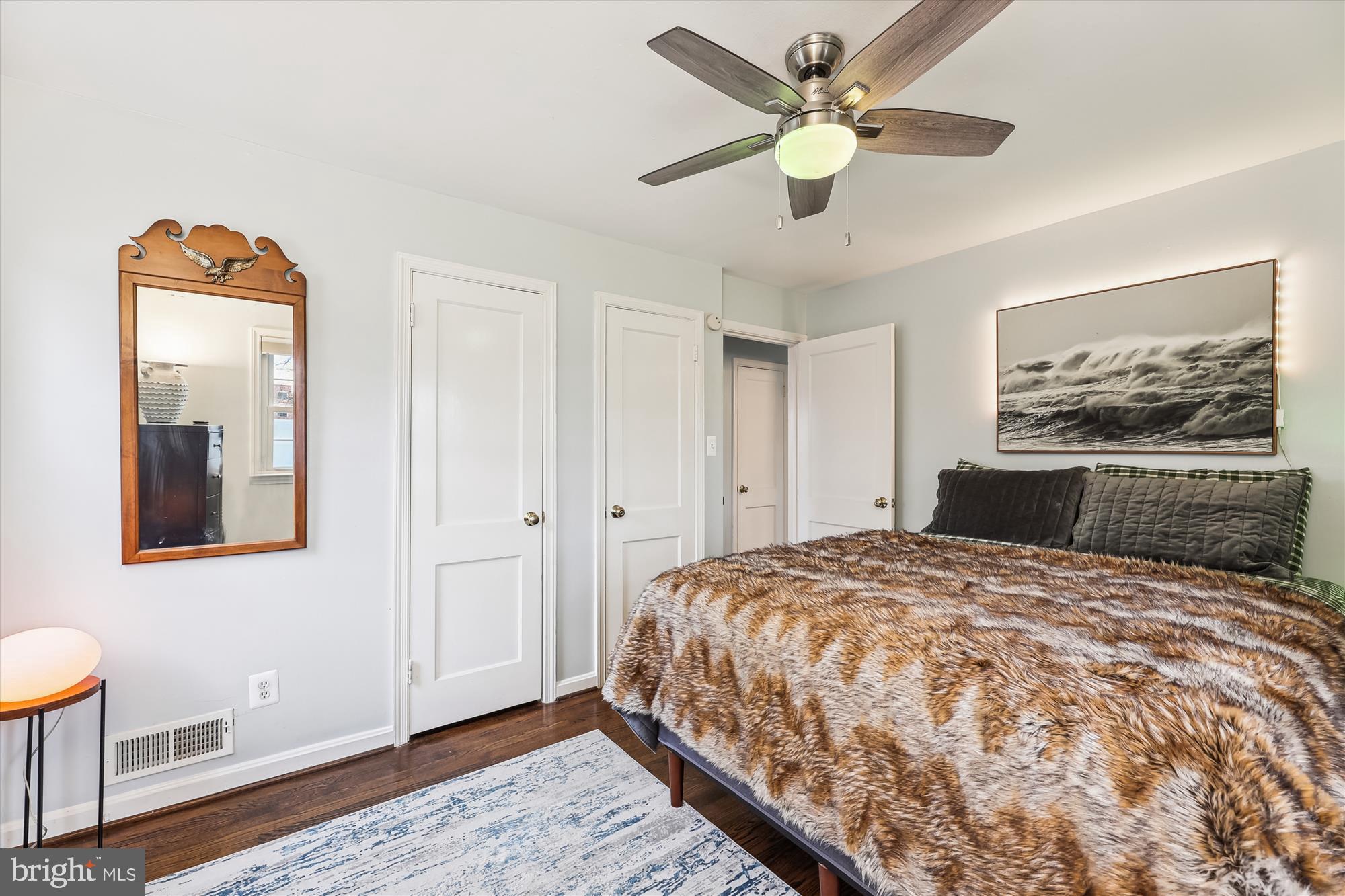 1611 Baltimore Road Alexandria, VA 22308 - Photo 14 of 49 Main Bedroom with Dual Closets