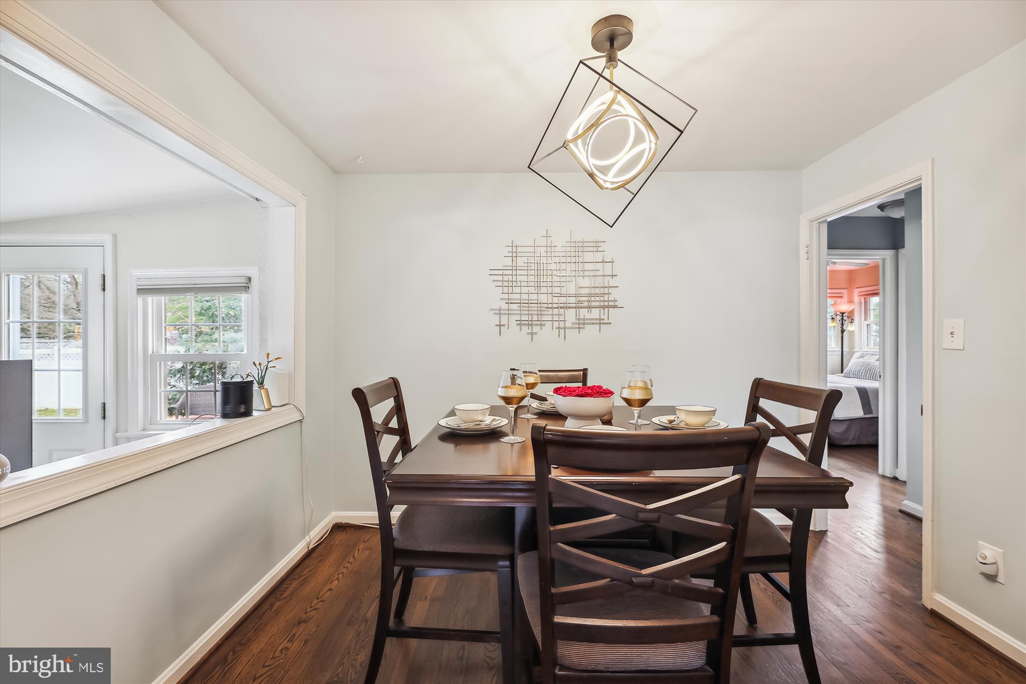 1611 Baltimore Road Alexandria, VA 22308 - Photo 10 of 49 Dining Room with Opening to Bonus Room