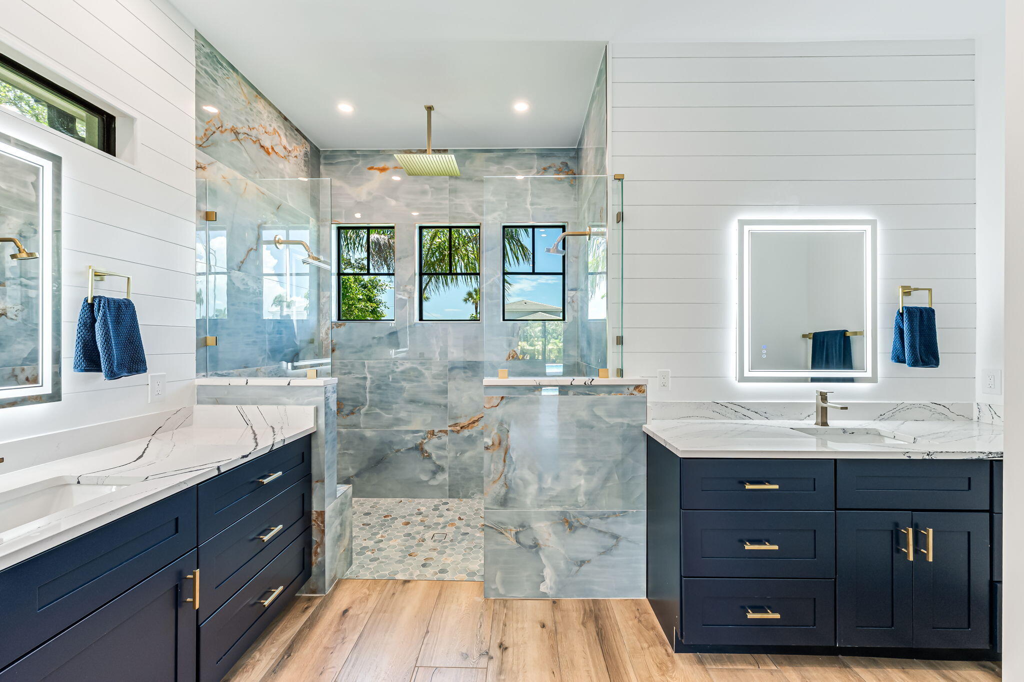 1362 San Marco Road Marco Island, FL 34145 - Photo 21 of 45 a bathroom with a granite countertop sink mirror and window