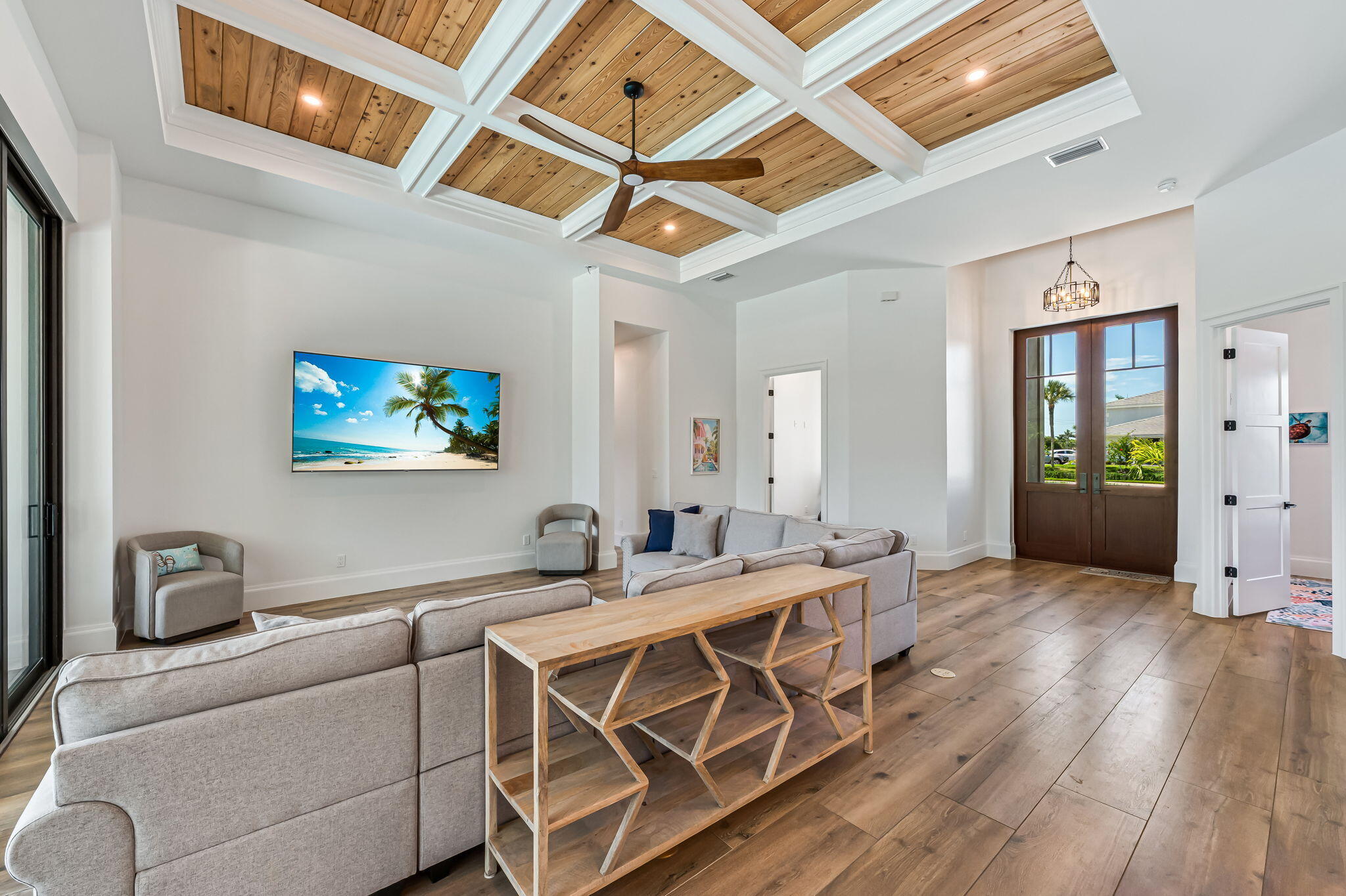1362 San Marco Road Marco Island, FL 34145 - Photo 8 of 45 a living room with furniture and a wooden floor