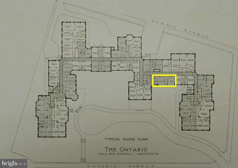 2853 Ontario Road Northwest, Unit 518 Washington, DC 20009 - Photo 20 of 23 Location of apartment in building