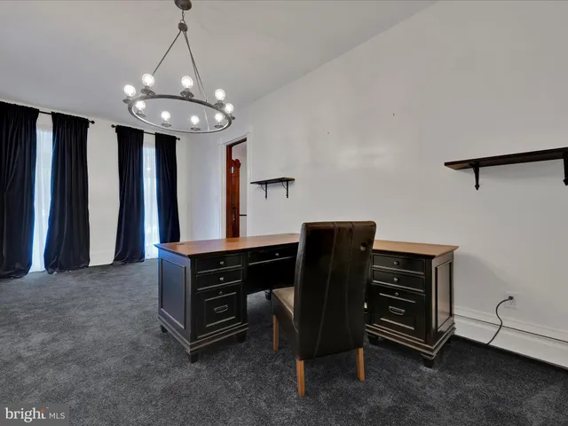 a view of workspace with furniture