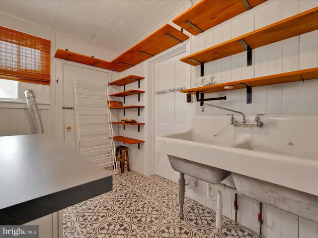 a view of storage and utility room