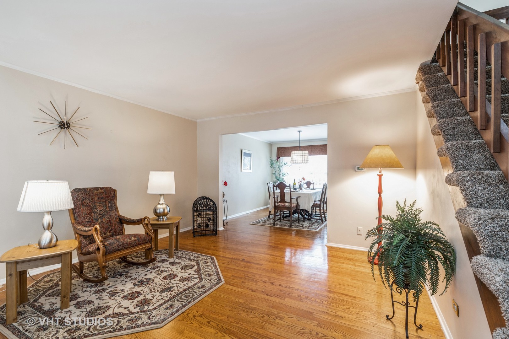 873 Barlina Road Crystal Lake, IL 60014 - Photo 3 of 24 a living room with furniture and wooden floor