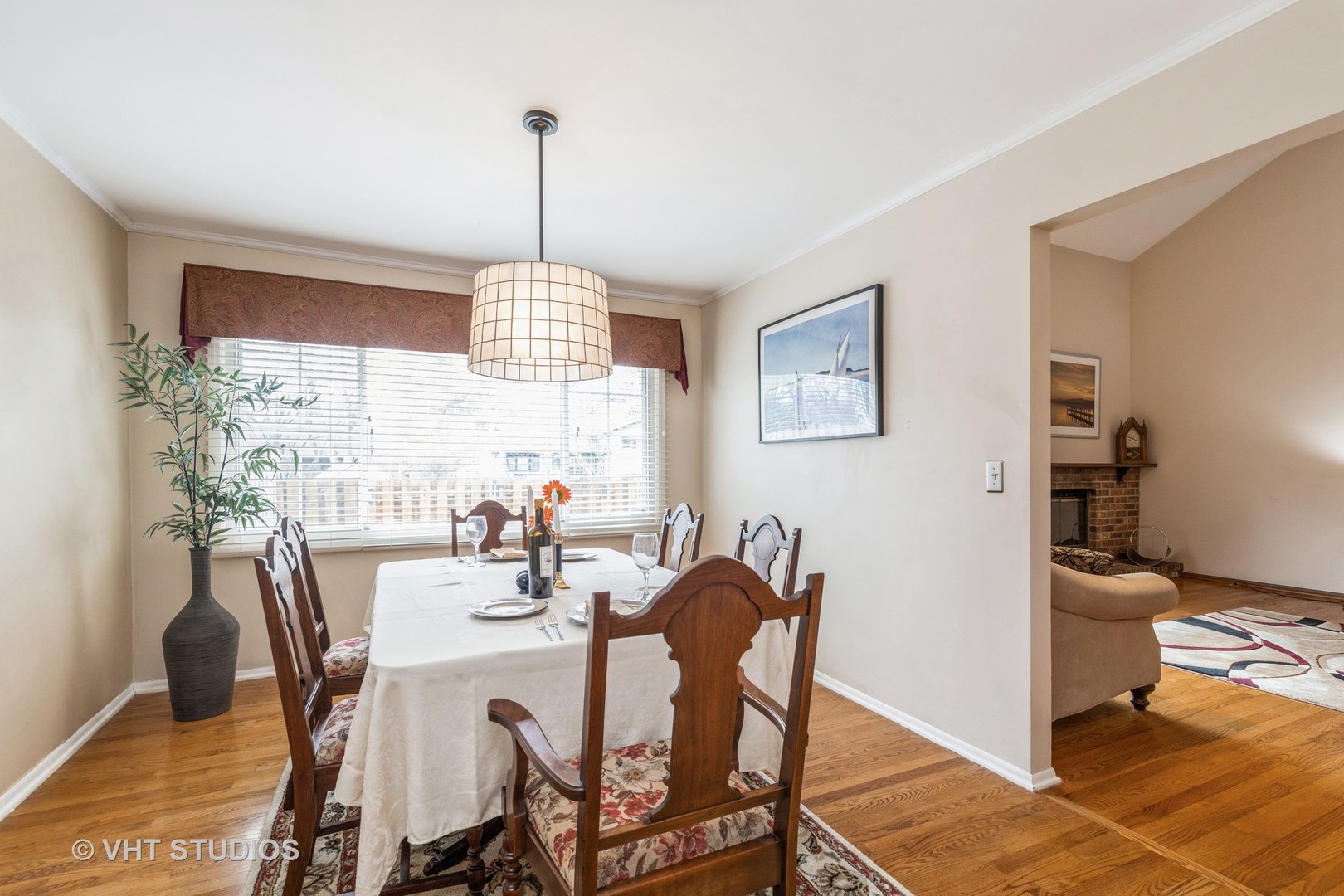 873 Barlina Road Crystal Lake, IL 60014 - Photo 6 of 24 a view of a dining room with furniture window and outside view