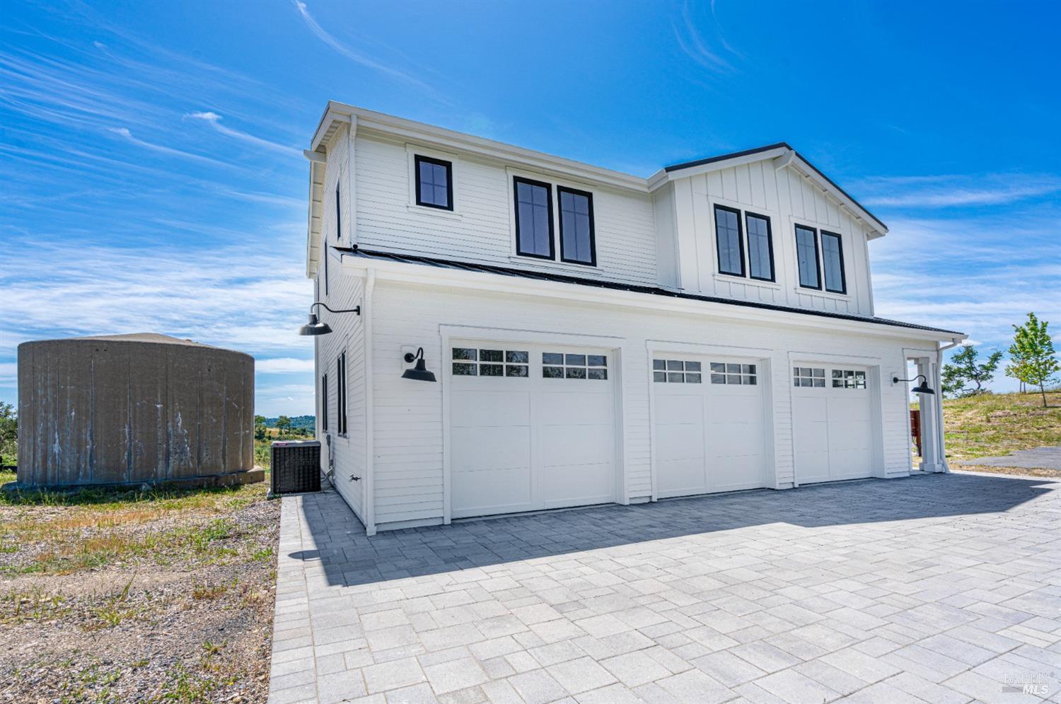 9110 Chalk Hill Road Healdsburg, CA 95448 - Photo 33 of 59 Concrete Water Tank Beside Adu/gARAGE
