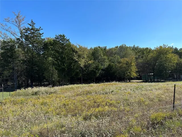 a view of hard wood floor with a yard