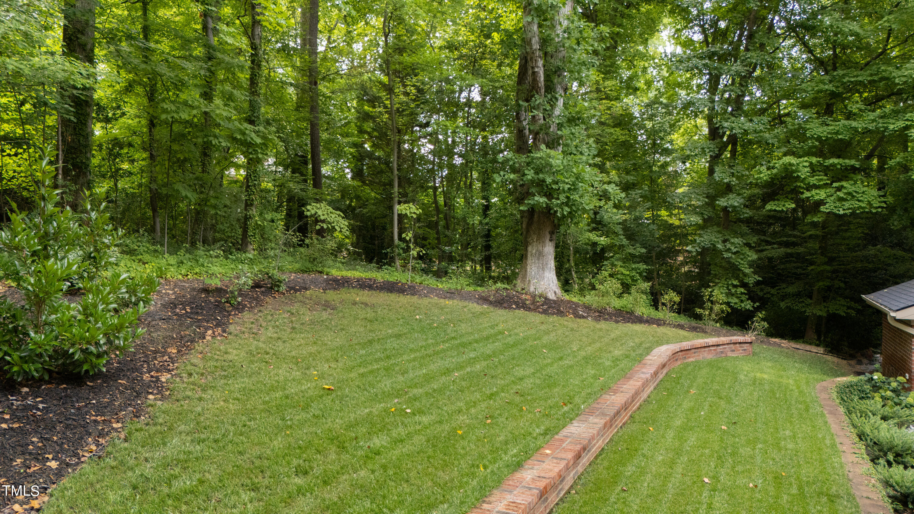 612 Marlowe Road Raleigh, NC 27609 - Photo 13 of 60 a view of a backyard with large trees