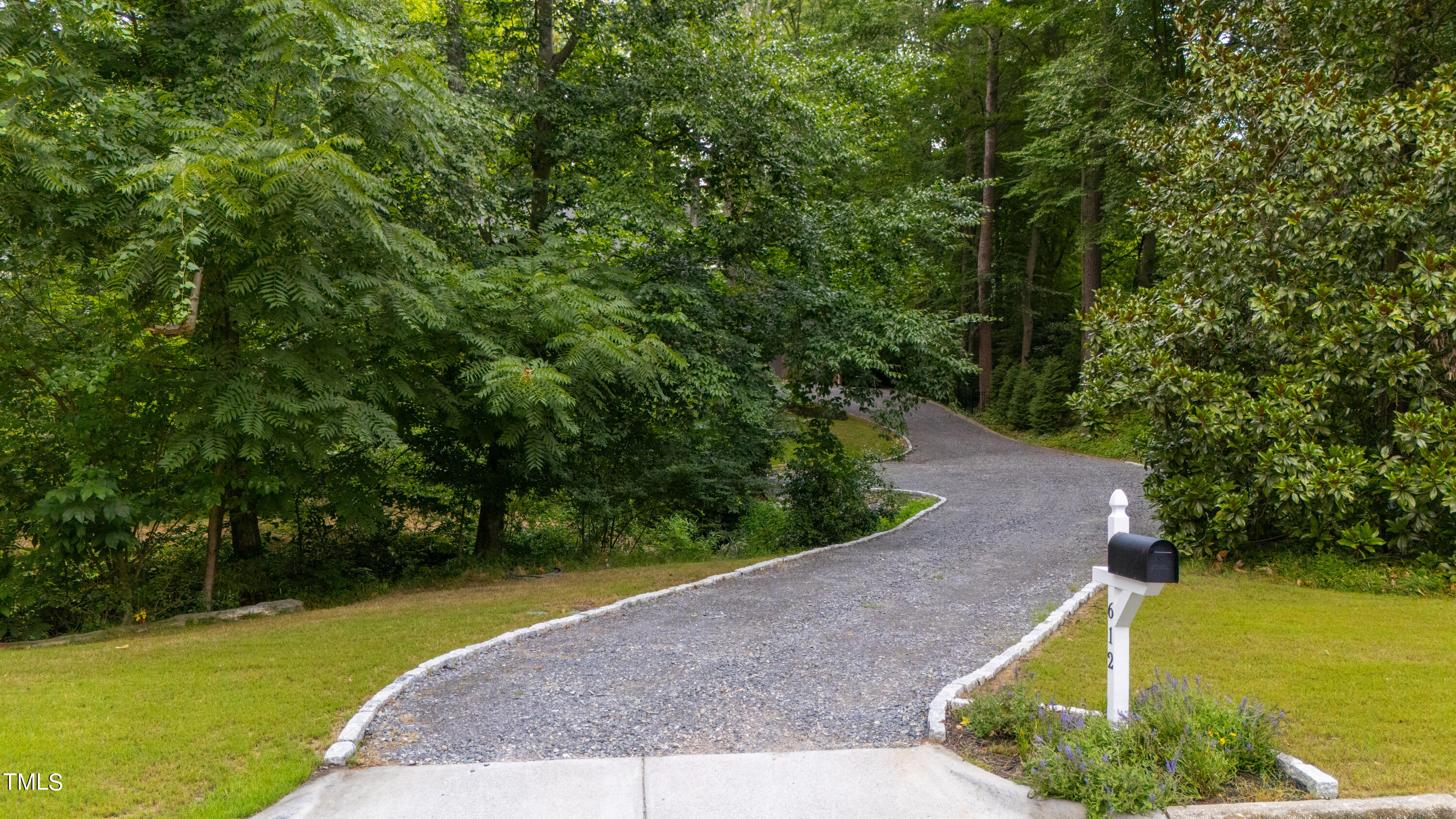612 Marlowe Road Raleigh, NC 27609 - Photo 20 of 60 a view of a yard with a house