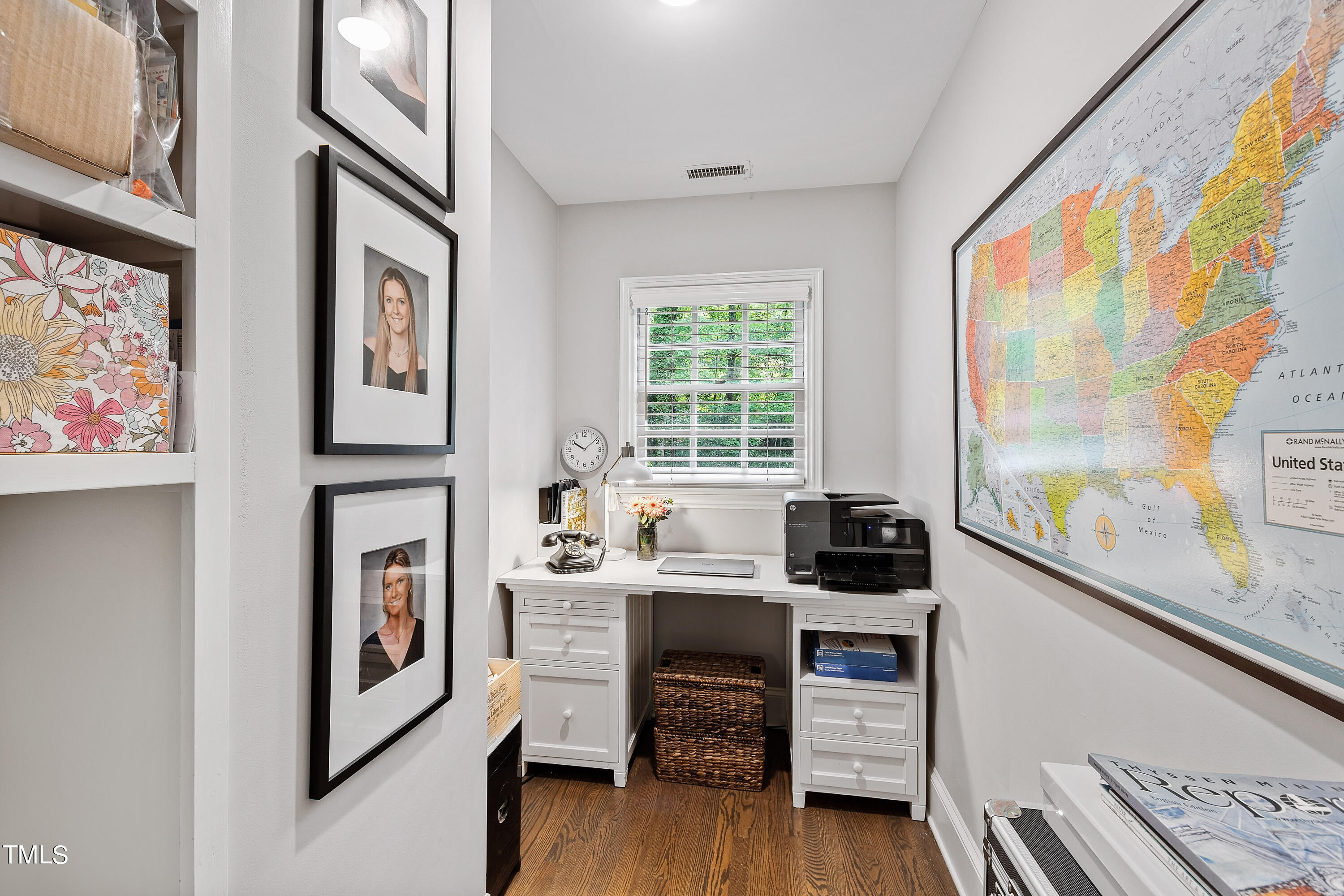 612 Marlowe Road Raleigh, NC 27609 - Photo 55 of 60 a view of a workspace with furniture and a window