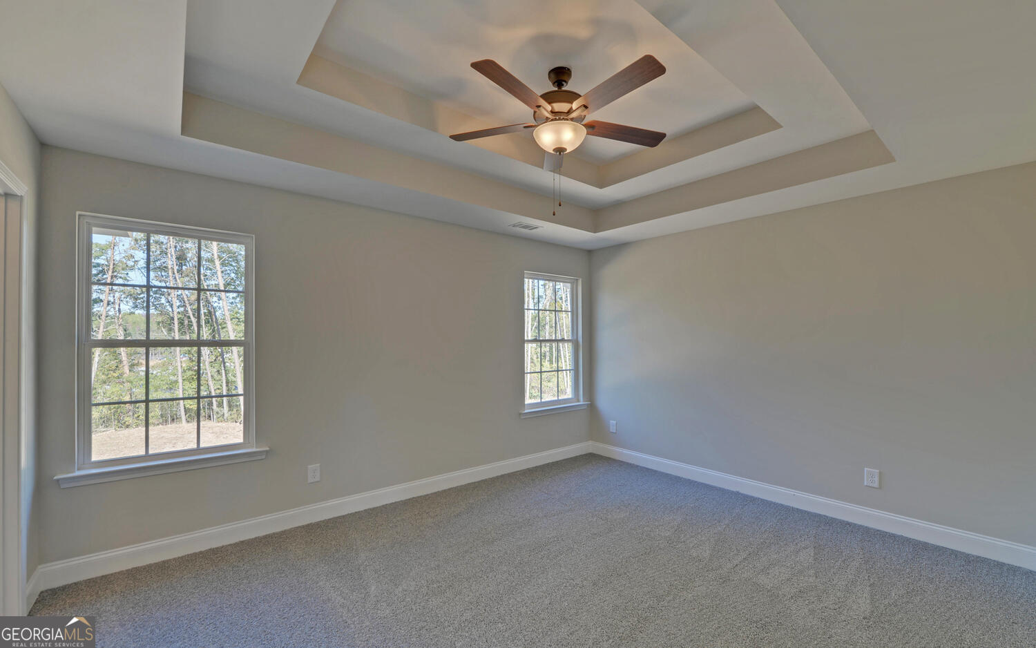 2994 Cannon Bridge Road Demorest, GA 30535 - Photo 11 of 36 an empty room with windows and fan