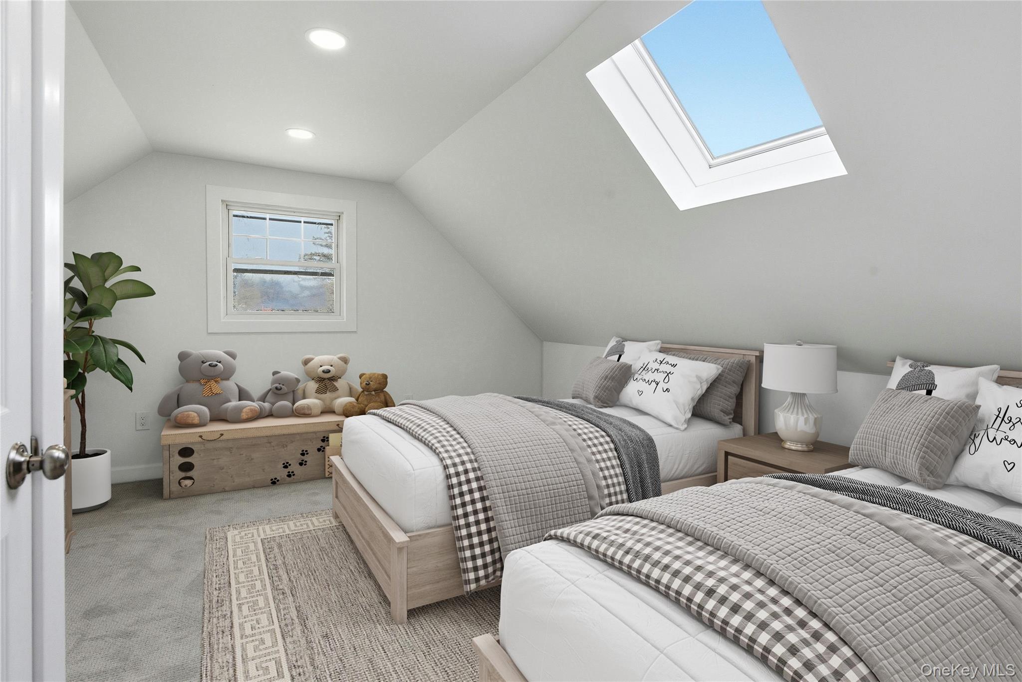 56 Pennaquid Road Coram, NY 11727 - Photo 21 of 29 2nd floor bedroom 4- photo has been virtually staged