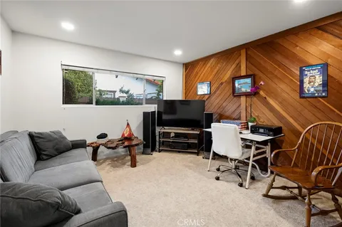 a workspace with furniture