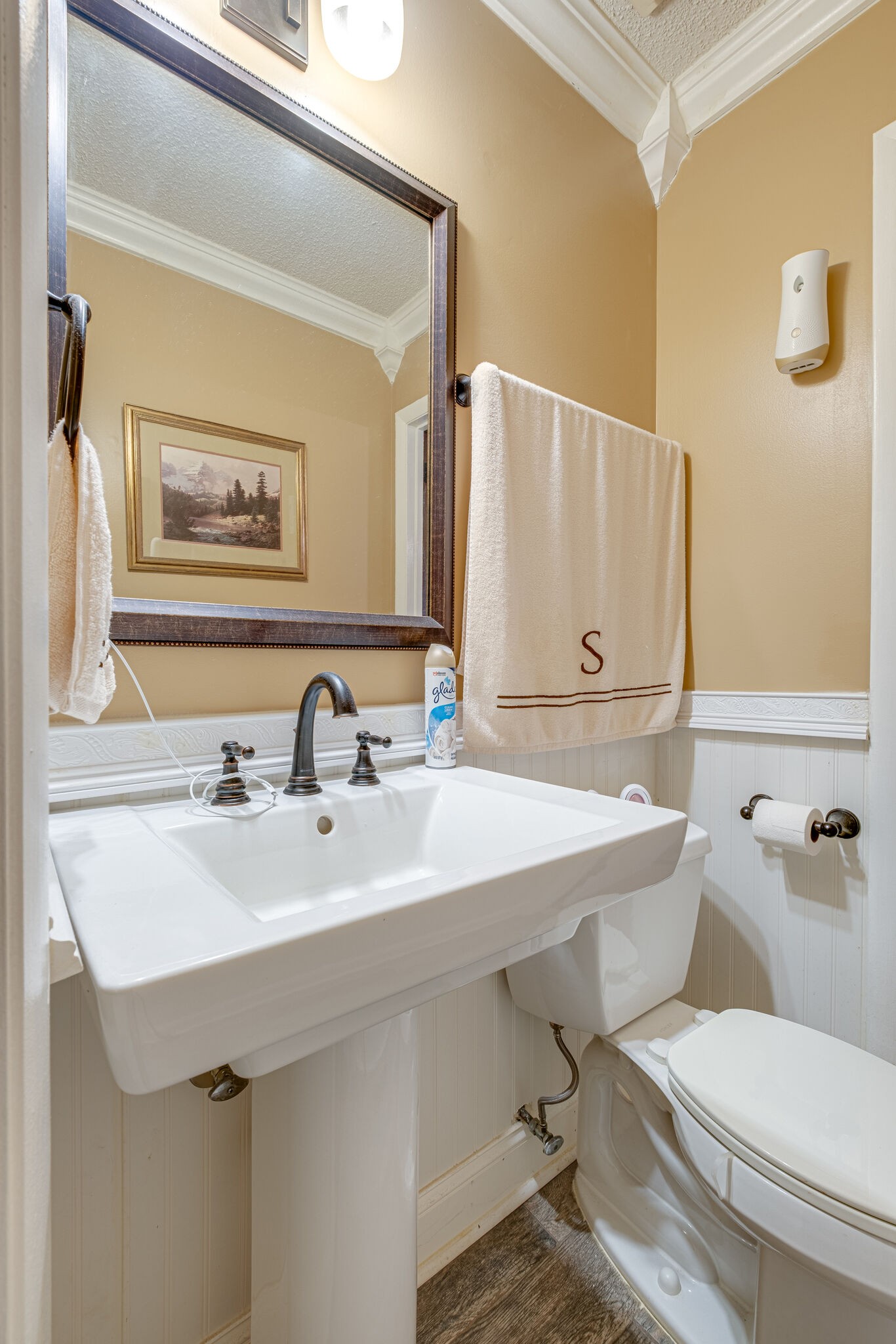 4840 Concord Drive Hermitage, TN 37076 - Photo 15 of 34 a bathroom with a sink and mirror with toilet
