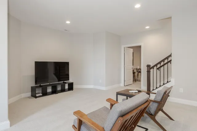 a very nice looking room with a large window