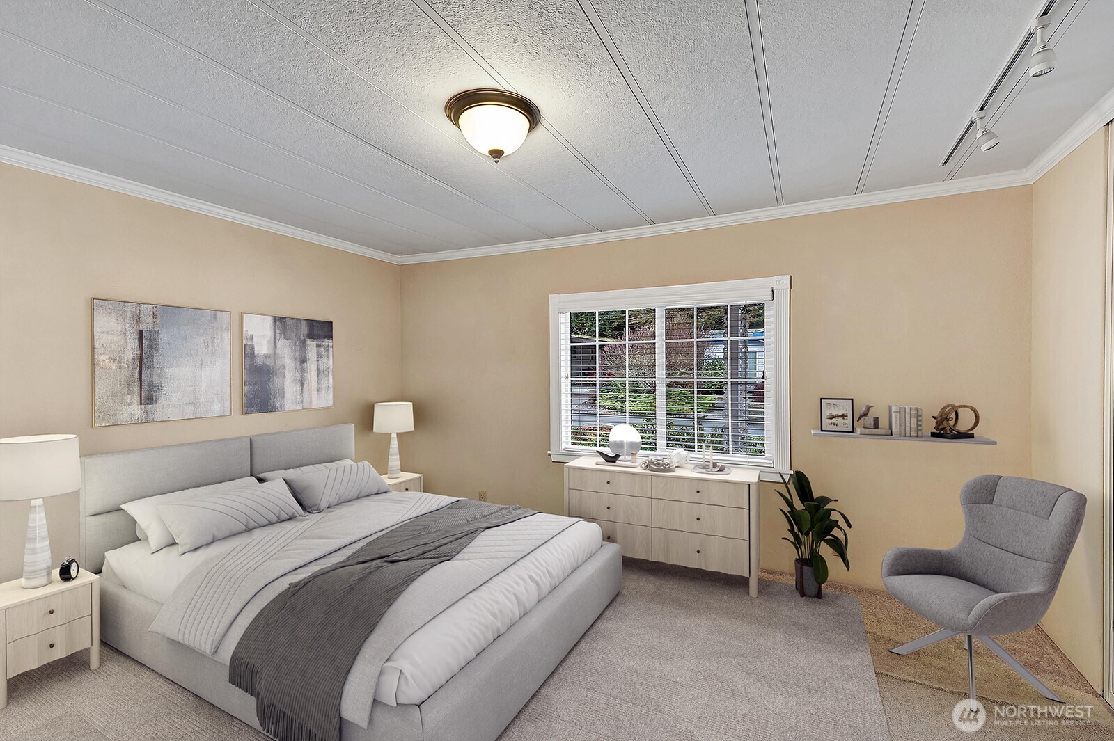 2500 Alder Street, Unit 16 Milton, WA 98354 - Photo 7 of 20 a bedroom with a bed and a couch