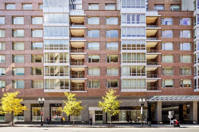 a front view of a building