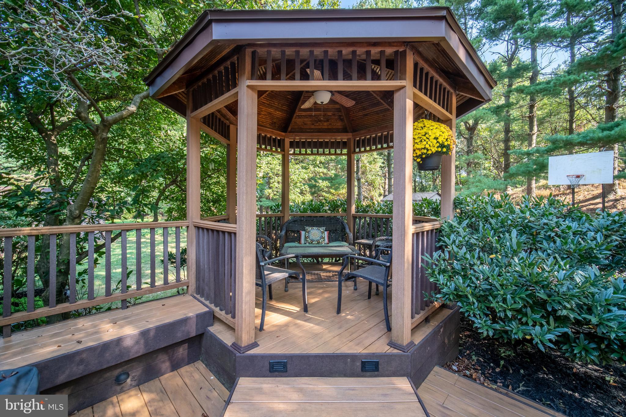 7209 Verbena Road Baltimore, MD 21209 - Photo 30 of 42 gazebo w fan off deck