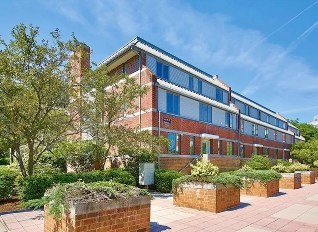 a car parked in front of a building