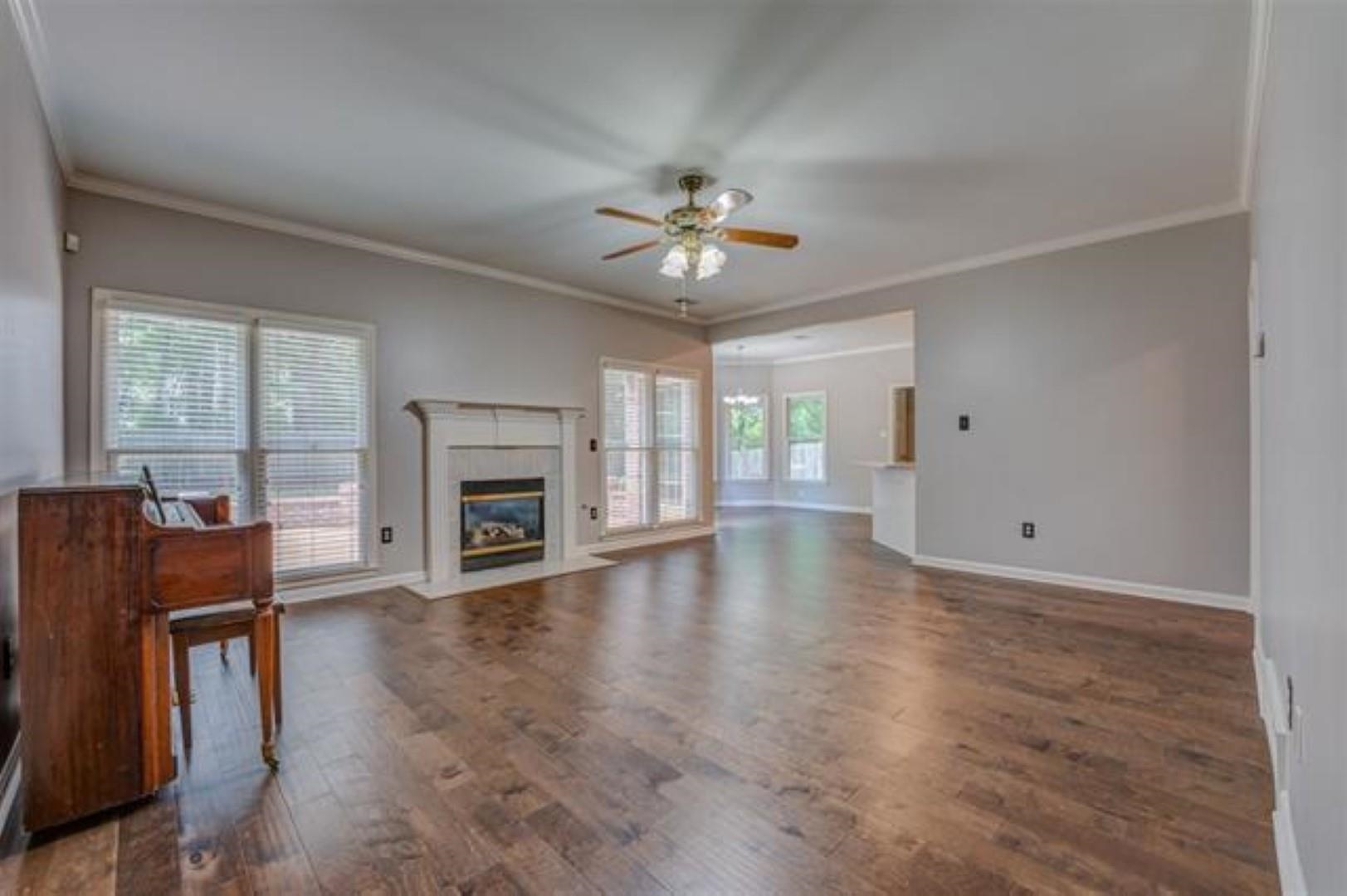 1189 Macon Ridge Drive Collierville, TN 38017 - Photo 6 of 22 a view of a livingroom with furniture and a fireplace
