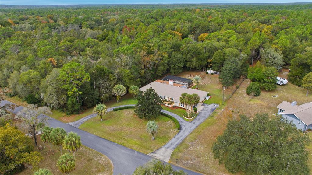 9825 Southwest 202nd Avenue Road Dunnellon, FL 34431 - Photo 9 of 69 an aerial view of residential houses with outdoor space