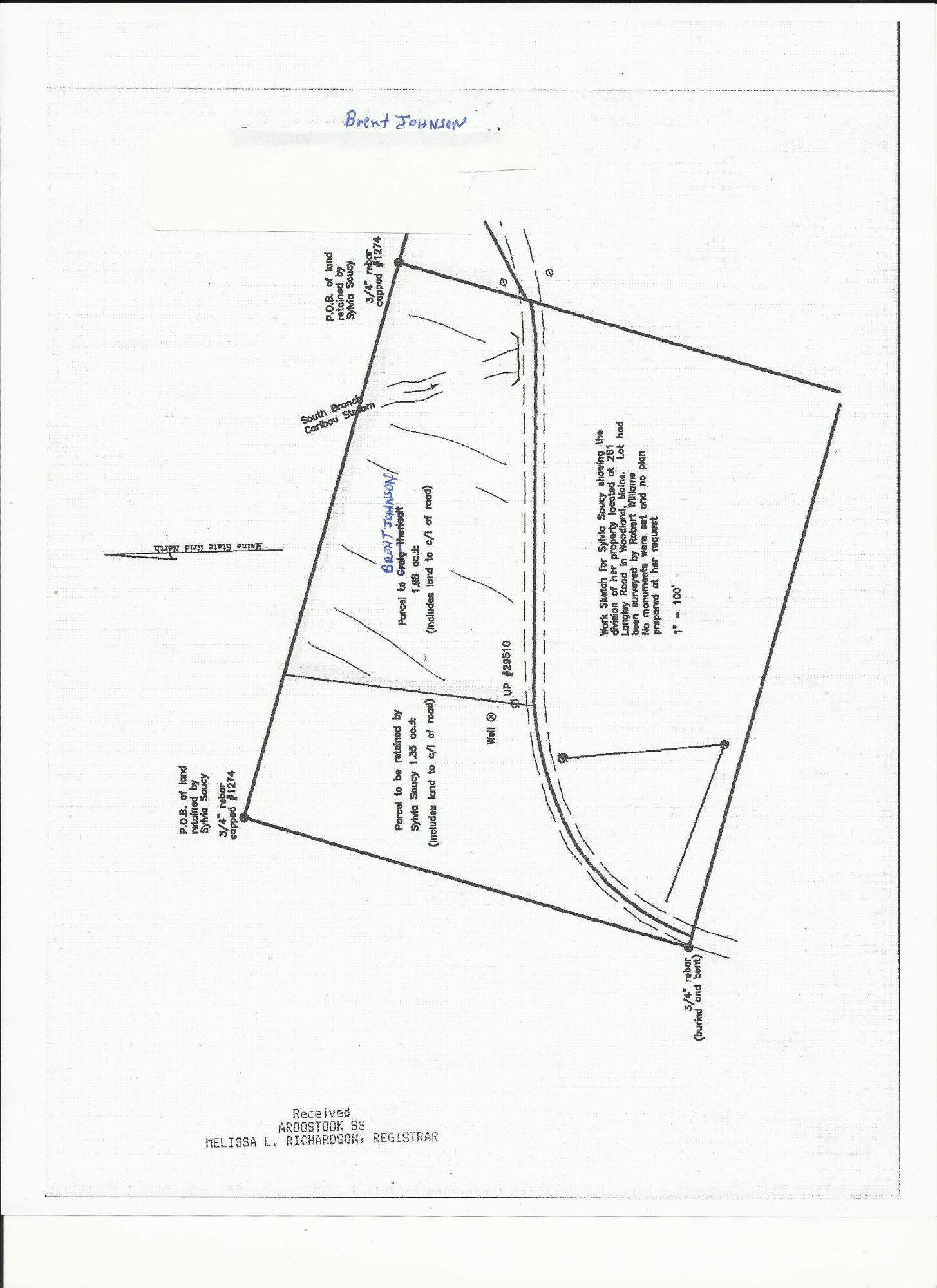 261 Langley Road Woodland, ME 04736 - Photo 1 of 1 Johnson Map