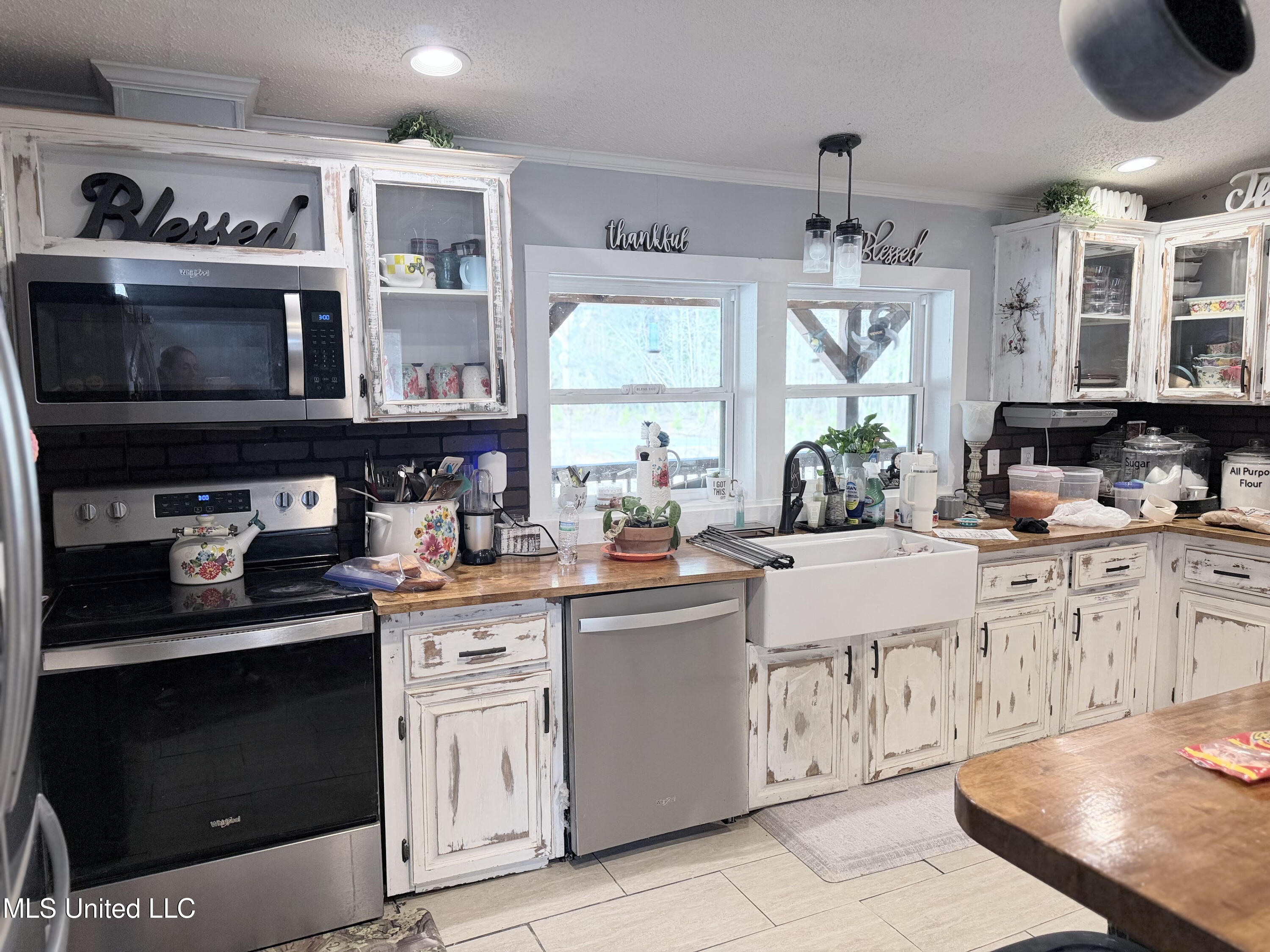 135 Burger Road Petal, MS 39465 - Photo 8 of 21 Farm Kitchen with real wood custom cabin