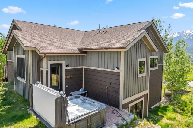 a house view with a outdoor space