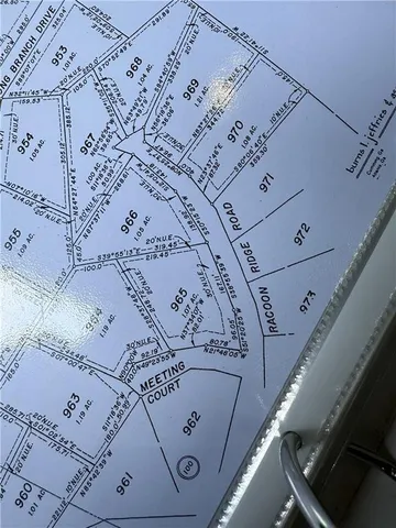 an aerial view of a entryway