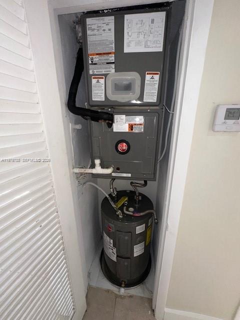 7500 Southwest 82nd Street, Unit G110 Miami, FL 33143 - Photo 11 of 13 a room with water heater and racks