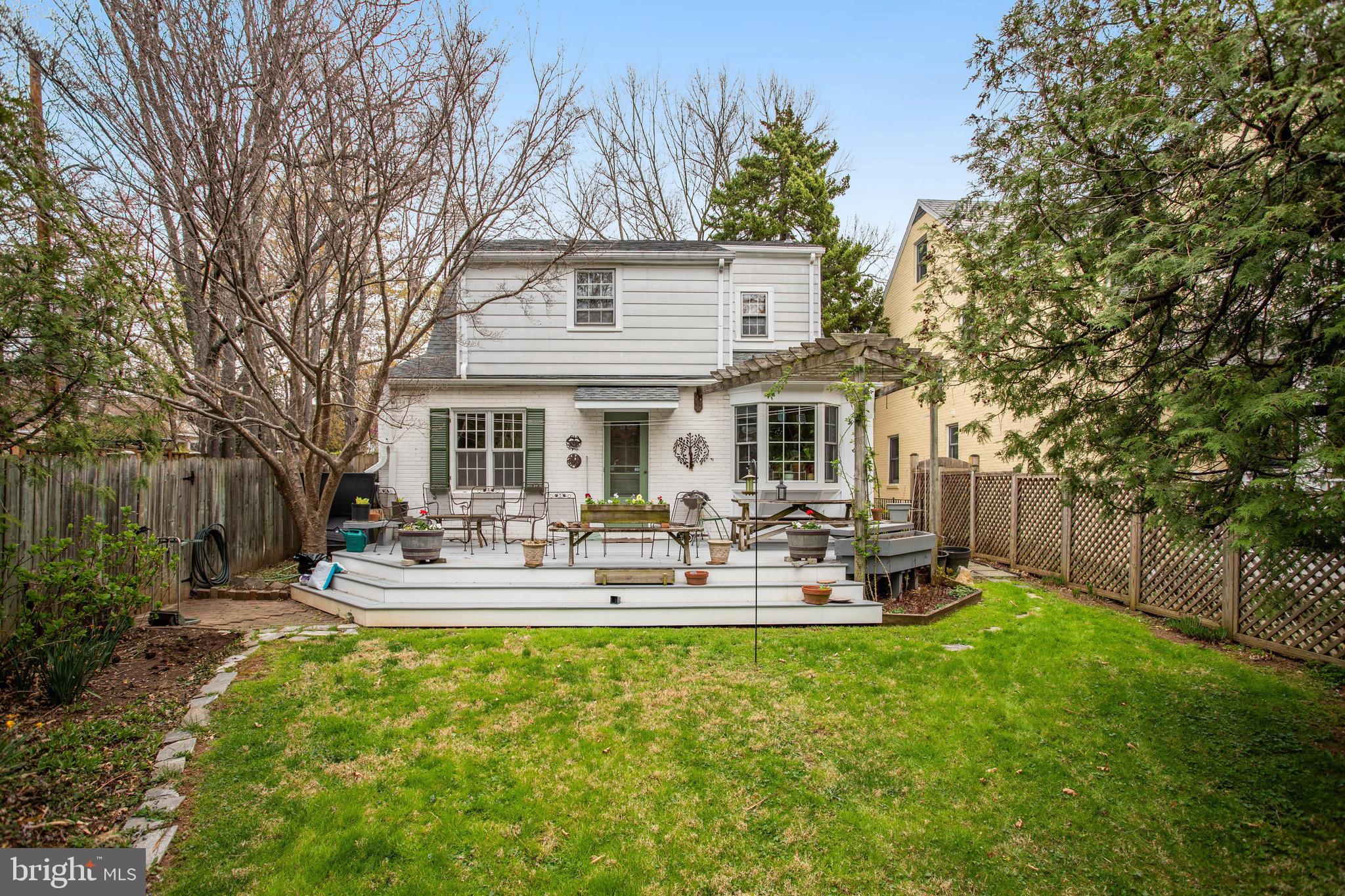 4920 43rd Place Northwest Washington, DC 20016 - Photo 24 of 25 a view of a house with backyard and sitting area