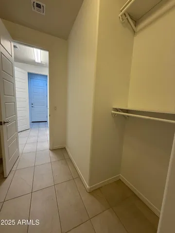 a view of a room with an empty space