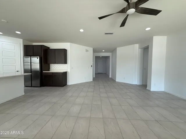 a view of kitchen and a window