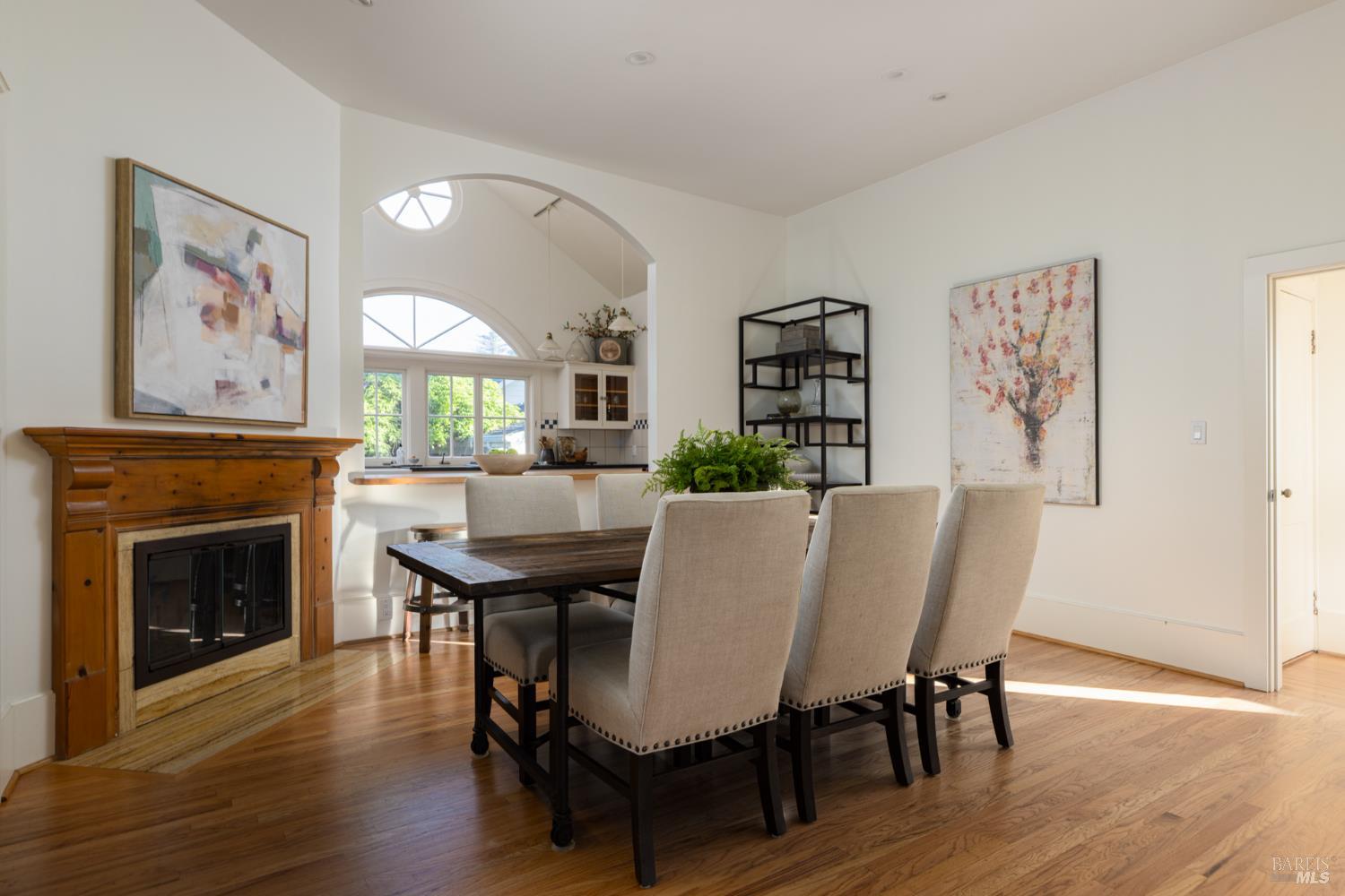 1410 Adams Street St. Helena, CA 94574 - Photo 12 of 46 a view of a dining room with furniture window and wooden floor