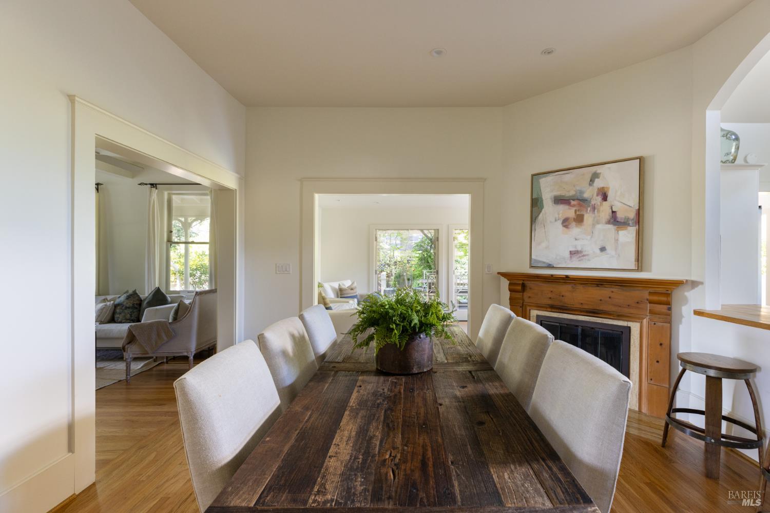 1410 Adams Street St. Helena, CA 94574 - Photo 13 of 46 a living room with furniture and a fireplace