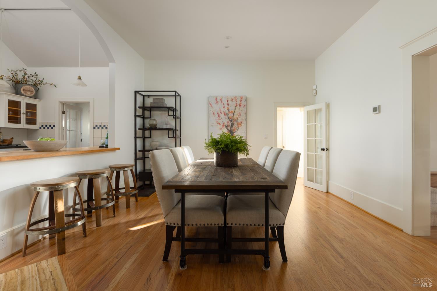 1410 Adams Street St. Helena, CA 94574 - Photo 4 of 46 a view of a dining room with furniture and wooden floor