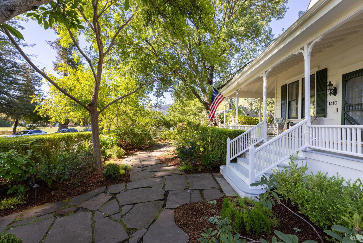 1410 Adams Street St. Helena, CA 94574 - Photo 8 of 46 a view of a house with a yard